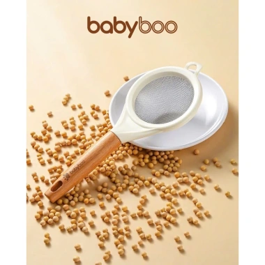 Rây cháo cán gỗ Babyboo siêu mịn lọc thực phẩm dặm cho bé 10x25cm - Giá chỉ 50.000 VND 6