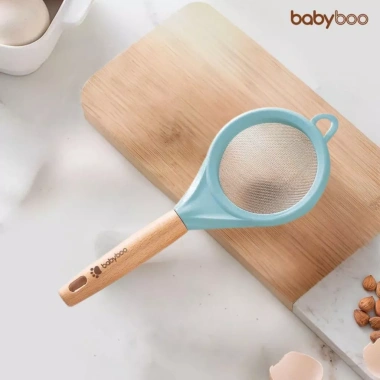 Rây cháo cán gỗ Babyboo siêu mịn lọc thực phẩm dặm cho bé 10x25cm - Giá chỉ 50.000 VND 9