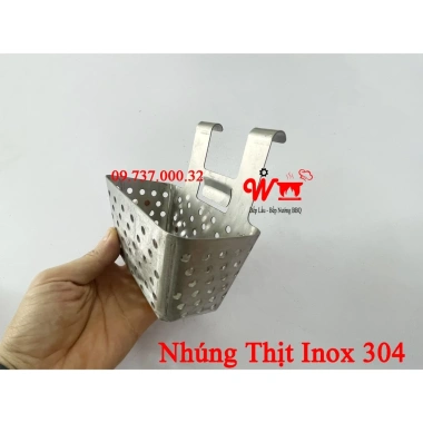 Rây inox 304, giỏ nhúng thịt nồi lẩu chuyên dùng bếp nhà hàng - Giá ưu đãi 299.900₫