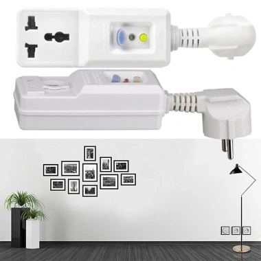 RCD EU 16A Hrtyvhin - Ổ cắm adapter, công tắc chuyến đi nút đặt lại và kiểm tra, giá 270.119 VNĐ