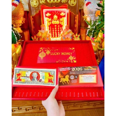 Rẻ sập sàn 2USD Hình Con Ngựa Vàng Lì Xì Tết 2.026 - Chỉ 25.228₫, Quà Tết may mắn
