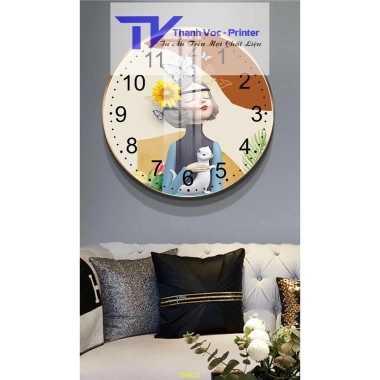 Rẻ vô địch Đồng Hồ Treo Tường Tráng Gương Kim Trôi D30 & D60 - Giá 260.000₫ 10