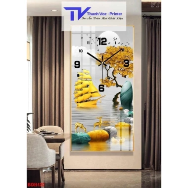 [Rẻ vô địch] Đồng hồ treo tường tráng gương kim trôi sang trọng 40x80cm - Giá chỉ 460.000đ 3