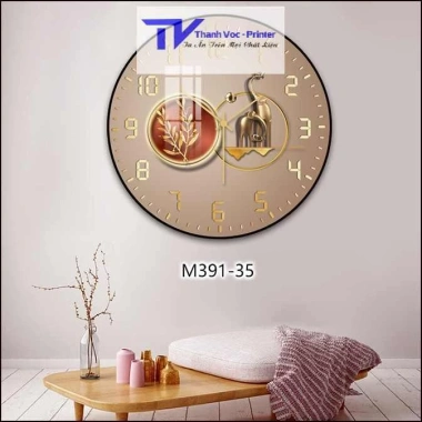 Rẻ vô địch Đồng Hồ Treo Tường Tráng Gương Kim Trôi Sang Trọng D30 & D60 - Giá chỉ 260.000 VND