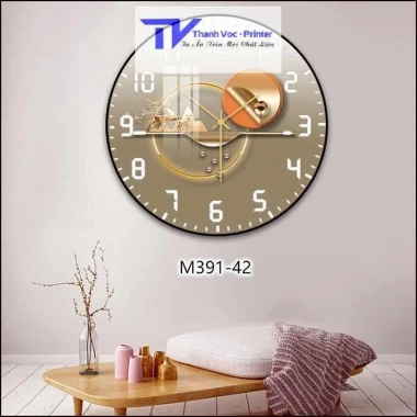 Rẻ vô địch Đồng Hồ Treo Tường Tráng Gương Kim Trôi Sang Trọng D30 & D60 - Giá chỉ 260.000 VND