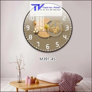 Rẻ vô địch Đồng Hồ Treo Tường Tráng Gương Kim Trôi Sang Trọng D30 & D60 - Giá chỉ 260.000 VND