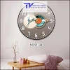 Rẻ vô địch Đồng Hồ Treo Tường Tráng Gương Kim Trôi Sang Trọng D30 & D60 - Giá chỉ 260.000 VND 10