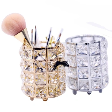 Rẻ vô địch Lọ đựng cọ nạm đá - Thiết kế bền, giá chỉ 95.000₫, giảm mạnh so với 123.500
