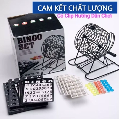 Rẻ Vô Địch Lồng Quay Xổ Số Lô Tô 75 Số Bingo Cỡ Lớn, Lồng Sắt Siêu Hot - Trò Chơi Uống Rượu Beer Độc Lạ, Giá chỉ 210.000đ (giảm từ 273.000đ) 2