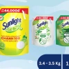 Rẻ vô địch Nước rửa chén Sunlight thiên nhiên muối khoáng lô hội 3.1kg - Giá chỉ 69.900 VND 3