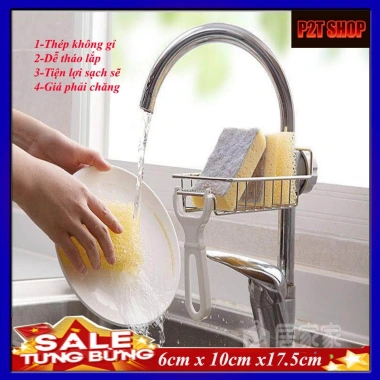 Rẻ Vô Địch Treo Vòi Inox Gắn Cực Chắc Siêu Tiện Lợi Giá 7.900 VND