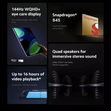 Realme Pad 70 2.025 - Máy tính bảng game 16GB RAM 512GB ROM Snapdragon 865, 20.000mAh, SIM kép, giá chỉ 4,03 triệu