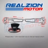 REALZION Cánh gió điều chỉnh cho Honda CBR 650R 1.000RR 190 250 300 400 500 600, xoay gương chiếu hậu - Giá 394.790 VND 4