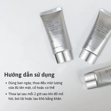 Reboncel Ultra Sun Block Cream SPF 50+ PA+++ 50ml - Bảo vệ da, giảm nám, tặng mini - Giá 560.000 VND 5