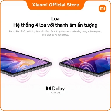 Redmi Pad 2 11 inch 2.5K siêu nét - Pin 9.000mAh mạnh, Helio G100-Ultra, giá chỉ 4,700,000 VND
