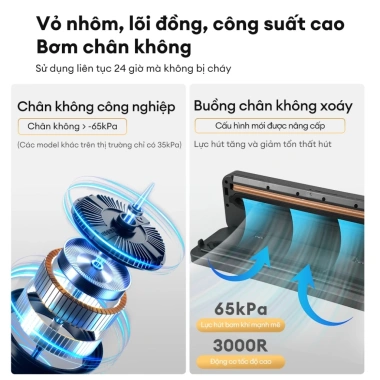 Relaax Máy Hút Chân Không UV Khử Trùng Hút Mạnh Tặng 30 Túi Quản Thực Phẩm Lâu 260k 5 Relaax Máy Hút Chân Không UV Khử Trùng Hút Mạnh Tặng 30 Túi Quản Thực Phẩm Lâu 260k 5