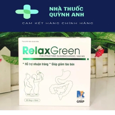 RelaxGreen 20 ống - Cải thiện táo bón, hỗ trợ nhuận tràng, tiêu hoá khỏe mạnh, giá chỉ 205.000đ