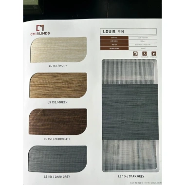 Rèm Cầu Vồng Hàn Quốc Cao Cấp LOUIS - Cản Sáng 100% Đặt Làm Theo Kích Thước - Giá ưu đãi 350k 4