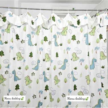 Rèm che gác trọ, ngăn phòng trọ móc treo sẵn vải Polly đa kích thước 36.800₫