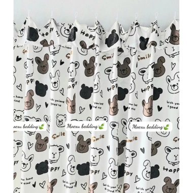Rèm che gác trọ, ngăn phòng trọ móc treo sẵn vải Polly đa kích thước 36.800₫