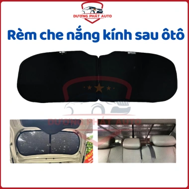 Rèm che nắng kính sau ô tô, đuôi xe - Chống UV, bảo hành 2 năm, giá 138k