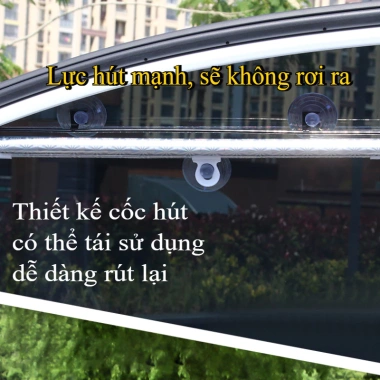 Rèm che nắng tự cuộn gọn gàng, chống tia UV cho ô tô & cửa kính - Đa kích cỡ