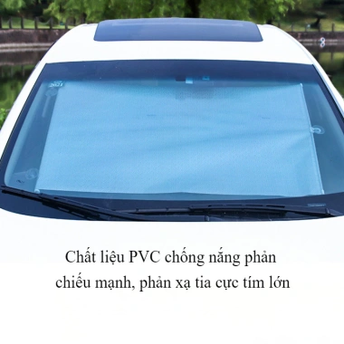 Rèm che nắng tự cuộn gọn gàng, chống tia UV cho ô tô & cửa kính - Đa kích cỡ