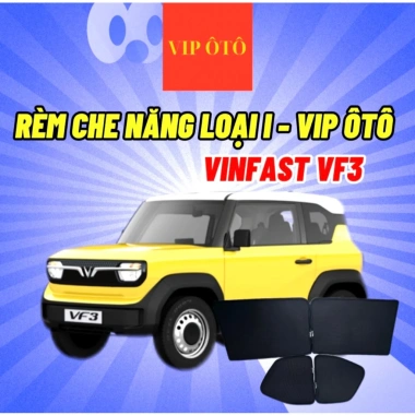 Rèm che nắng VF3 LOẠI I VIP Ôtô hút nam châm 4 tấm và tấm kính hậu Giá chỉ 265.000 VND