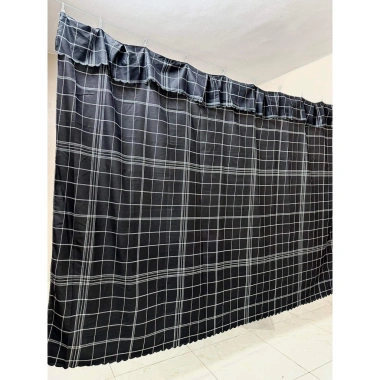 Rèm che ngăn phòng vải Poly treo cửa, móc treo sẵn, đa mẫu đủ kích thước, giá chỉ 55.500₫