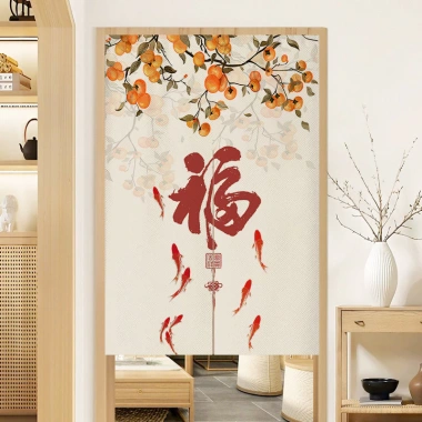 Rèm cửa 2.024 phong cách Trung Quốc - nửa phòng ngủ, tiền sảnh, vách ngăn hành lang, chặn bếp, phong thủy lối vào - 194.400 VND