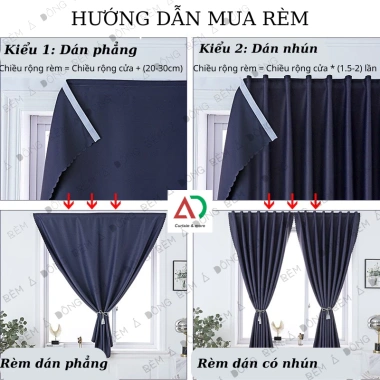 Rèm Cửa Dán Tường Chống Nắng – Che Phòng Ngủ, Màn Cửa Chính, Dán Bếp | Rèm Á Đông 89.000 8