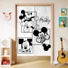 Rèm Cửa Mickey Phim Hoạt Hình Cho Phòng Ngủ Trẻ Em Khối Phòng Nửa Rèm Đục Lỗ Thiết Kế Mới Giá Ưu Đãi 194.400đ 8