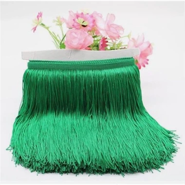 Rèm Cửa Ren Tua Rua 10Yards Dài 15cm Polyester Khiêu Vũ Latin – Giá 146.973₫