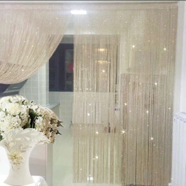 Rèm Cửa Sổ 1x2m Kim Tuyến Lấp Lánh – Mành Ngăn Phòng, Trang Trí Tiệc Cưới, 98.000đ 3