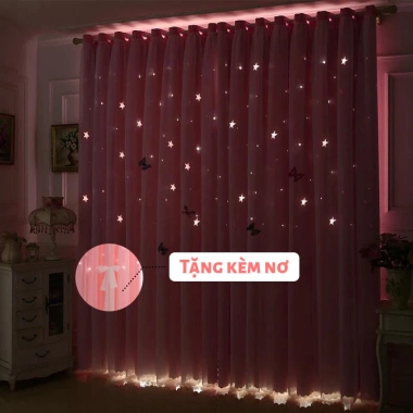 Rèm cửa sổ chống nắng 99% siêu đẹp, decor phòng, loại đục lỗ, chỉ 138.600₫