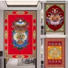 Rèm cửa Tám Tốt Lành Tây Tạng – Phòng Phật, che ngủ & tắm, vải không đục lỗ, 194.400đ
