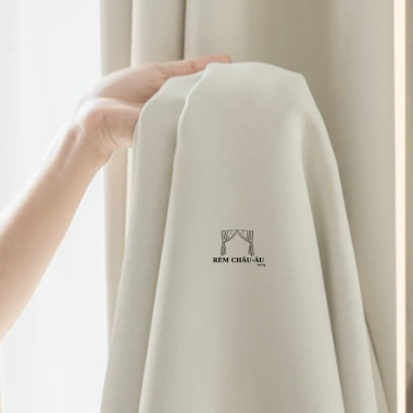 Rèm Cửa Trắng Ngà Cao Cấp 98% Cản Sáng - Không Họa Tiết, Phòng Khách và Phòng Ngủ, Giá Ưu Đãi 185.680₫ 4
