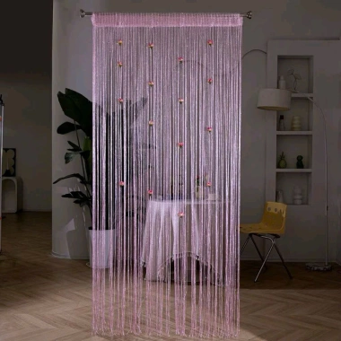 Rèm cửa treo tường hoa hồng kim tuyến 1x2m – Giá ưu đãi 95.500đ, phong cách sang trọng, che nắng hiệu quả