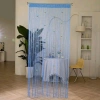 Rèm cửa treo tường hoa hồng kim tuyến 1x2m – Giá ưu đãi 95.500đ, phong cách sang trọng, che nắng hiệu quả 4