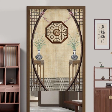 Rèm cửa Trung Hoa - Vách ngăn phòng ngủ, phòng tắm, nửa bếp, giá chỉ 194.400₫