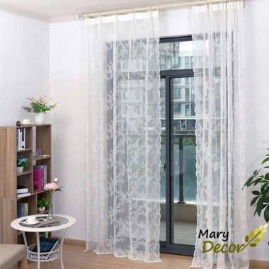 Rèm cửa vải ren, voan hoa xinh xắn - Thiết kế vintage sang trọng, chỉ 99.110 VND 3 Rèm cửa vải ren, voan hoa xinh xắn - Thiết kế vintage sang trọng, chỉ 99.110 VND 3