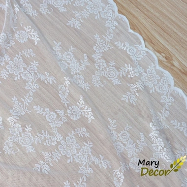 Rèm cửa vải ren, voan hoa xinh xắn - Thiết kế vintage sang trọng, chỉ 99.110 VND