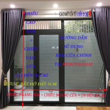 Rèm Cửa Vàng Đồng Chống Nắng Cản Sáng Sang Trọng Nhiều Màu Kích Thước Giá 160.000 VND