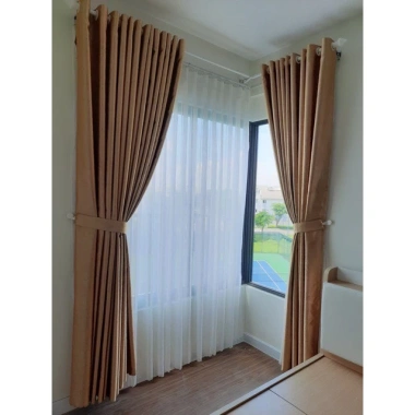 Rèm Cửa Vàng Đồng Chống Nắng Cản Sáng Sang Trọng Nhiều Màu Kích Thước Giá 160.000 VND