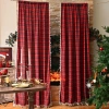 Rèm Cửa Viền Tassel Họa Tiết Caro Tết Rèm Luồn Dán Tường Tiện Lợi Giá 54.000₫ 2