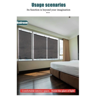 Rèm dán che nắng cuộn gọn, cách nhiệt, chống UV cho cửa sổ, ô tô - 100.000đ