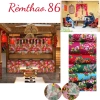 Rèm dán cửa sổ con công đa màu siêu xinh – Giá ưu đãi 71.000đ