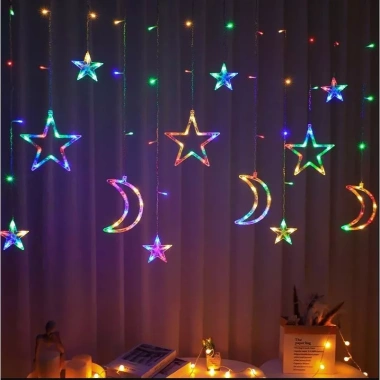 Rèm Đèn Lồng LED Đỏ - Trang Trí Cổng Nhà, Ban Công, Cửa Hàng, Giá 149.000 VNĐ