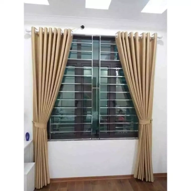 Rèm Gấm Dệt 3 Lớp Cao Cấp - Chống Nắng 95% - Trang Trí Nhà, Giá Ưu Đãi 142k