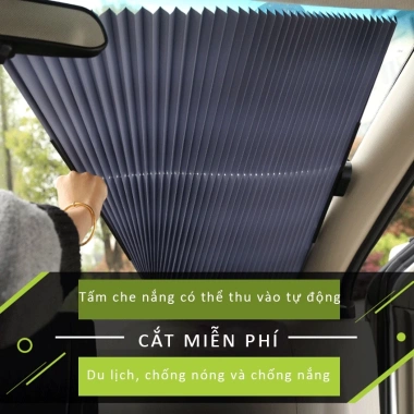 Rèm gấp DLIGHT chống nóng, che kính lái ô tô gọn nhẹ, giảm UV, chỉ 230k
